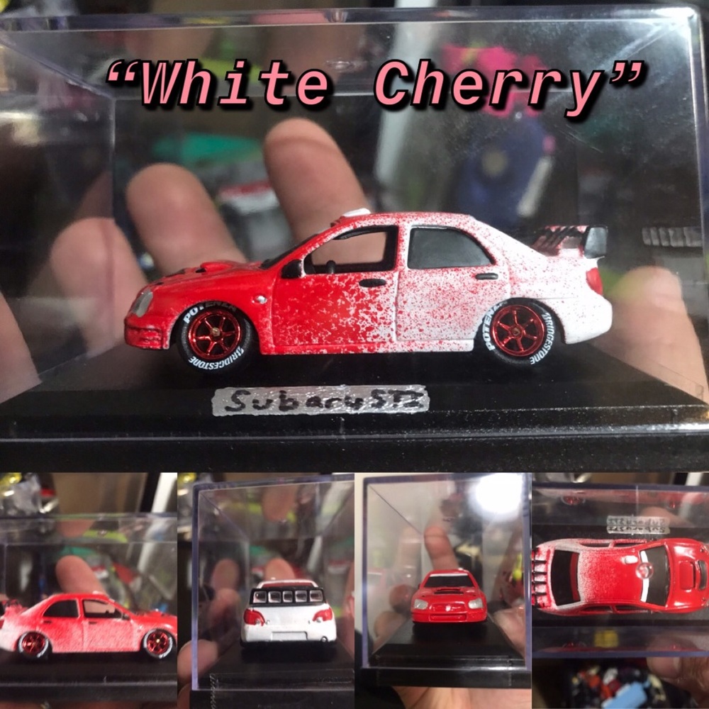 Custom Subaru STI “White Cherry”